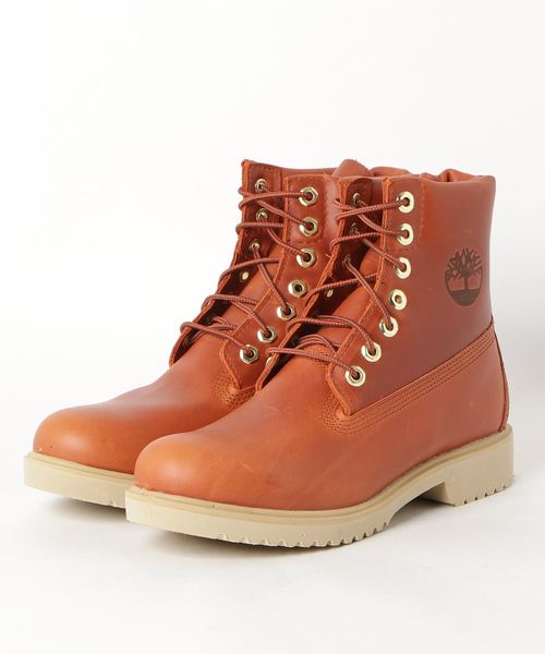 じゅんこ Timberland レッドブラウン ゴツめブーツ じゅんこ様専用 Timberland レッドブラウン ゴツめブーツ - メルカリ