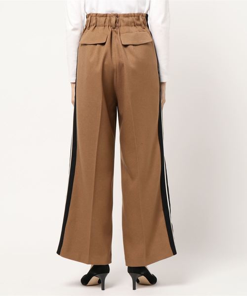 miniyu（ミニュウ）の「LaSRIC/サイドラインワイドパンツ（その他パンツ・レディース・ライトグレー/カーキ/グリーン/キャメル・MEDIUM）」の15枚目の写真