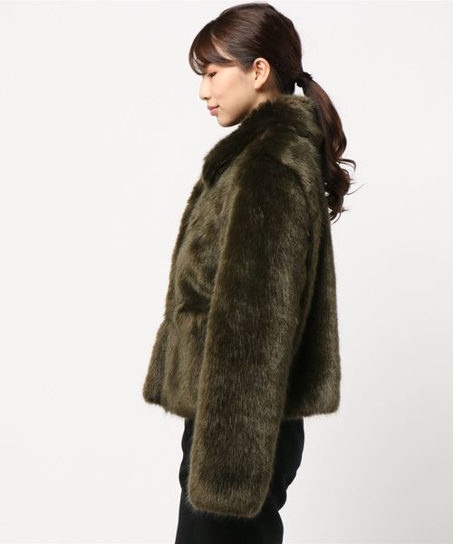 jakke（ジャッキー）の「jakke ジャッキー フェイクファージャケット 