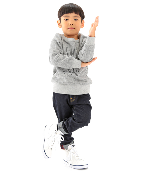 B:MING by BEAMS（ビーミングバイビームス）の「ビーミング by ビームス / 5ポケット 2WAYストレッチパンツ（デニムパンツ・キッズ・ネイビー・110/130/150/100/120/90/140/80）」の15枚目の写真