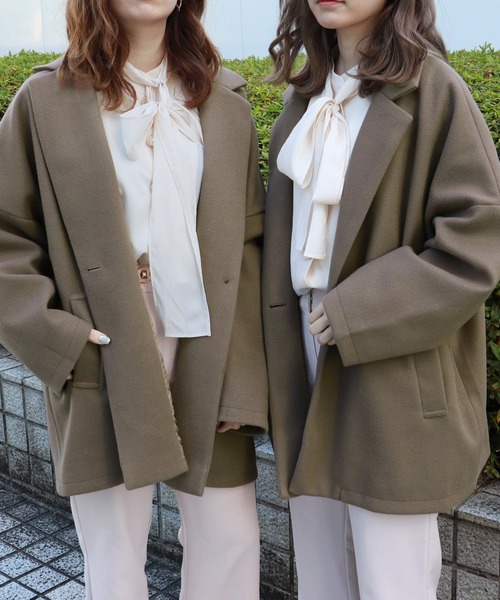 PairPair(ペアペア)の「ゆるジャケット(その他アウター・レディース・その他/モカ・FREE)」の2枚目の写真
