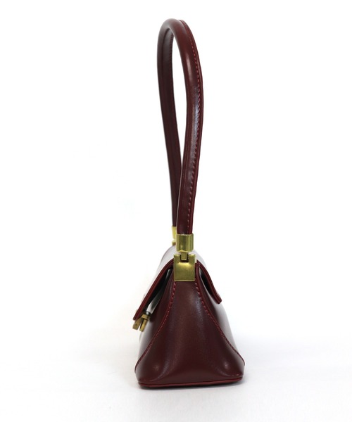 florist（フローリスト）の「横長ワイドなフラップハンドバッグ（ハンドバッグ・レディース・ブラック/ベージュ/ブラウン/グリーン/ワイン/オレンジ/イエロー・FREE）」の11枚目の写真