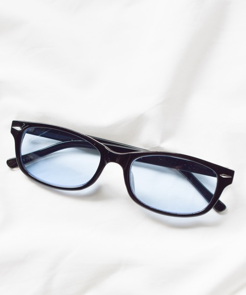 B.I.D.(ビーアイディー)の「スクエアフレームファッショングラス(メガネ・レディース・ブラウン/ライトブルー/マスタード/ブラック/オリーブ/ブラック系その他/その他/オリーブ系/ブルー系/イエロー系/シャンパン/ライトグレー/ライトブラウン・FREE)」の8枚目の写真