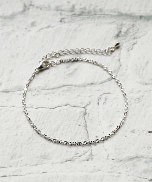 colleca la（コレカラ）の「サンドチェーンブレスレット（ブレスレット・レディース・シルバー/ゴールド・ﾌﾘ-）」の2枚目の写真