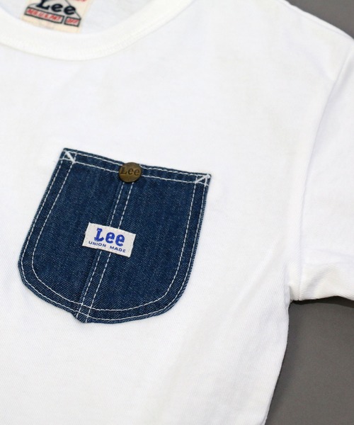 Lee（リー）の「LEE/リー デニムポケットTシャツ（Tシャツ/カットソー・キッズ・ベージュ/ネイビー/ホワイト・150cm/110cm/130cm/140cm/120cm）」の11枚目の写真