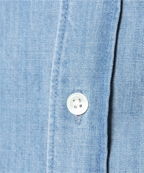 AMERICAN RAG CIE(アメリカンラグシー)の「AMERICAN RAG CIE ライトオンスデニムシャツ 107-AHP-M142-SH069(シャツ/ブラウス・メンズ・サックスブルー/インディゴブルー・1/2/3)」の12枚目の写真
