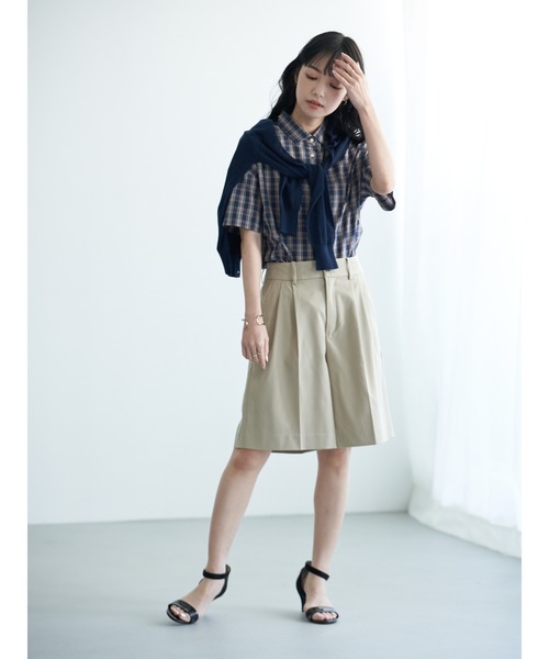 earth music&ecology(アースミュージックアンドエコロジー)の「ガンガンカーディガン(レンチングTMEV) *(カーディガン/ボレロ・レディース・ブラック/杢グレー/レッド/グリーン/ブルー/ネイビー/イエロー/オフホワイト・M/L/S)」の12枚目の写真