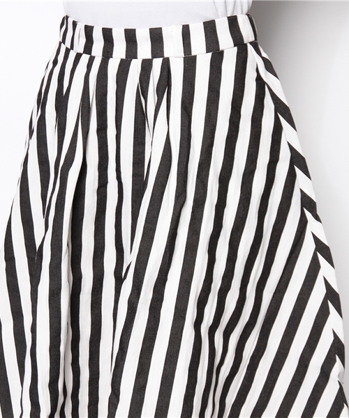 mystic（ミスティック）の「ストライプスカート（スカート・レディース・ブラック/レッド/キャメル/ブルー・ﾌﾘ-）」の6枚目の写真