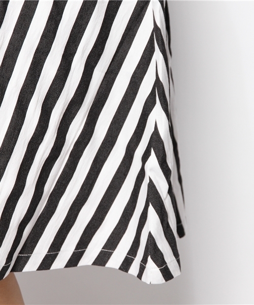 mystic（ミスティック）の「ストライプスカート（スカート・レディース・ブラック/レッド/キャメル/ブルー・ﾌﾘ-）」の9枚目の写真