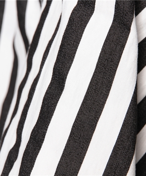 mystic（ミスティック）の「ストライプスカート（スカート・レディース・ブラック/レッド/キャメル/ブルー・ﾌﾘ-）」の10枚目の写真