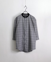 Confirm | Confirm / コンファーム TR7分丈チェックバンドカラーシャツ(シャツ/ブラウス)