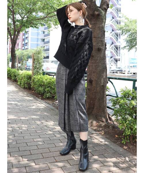 MURUA(ムルーア)の「ストレッチブーツ(ブーツ・レディース・アイボリー/ブラック/ブラウン・35/36/37)」の16枚目の写真