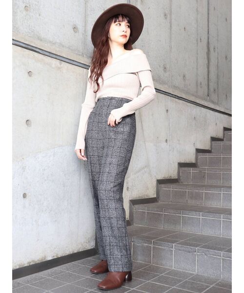 MURUA(ムルーア)の「ストレッチブーツ(ブーツ・レディース・アイボリー/ブラック/ブラウン・35/36/37)」の14枚目の写真