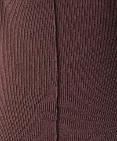 LEPSIM(レプシィム)の「メローデザインリブプルオーバー 892029(Tシャツ/カットソー・レディース・ブラック/ブラウン/キナリ・MEDIUM/LARGE)」の12枚目の写真