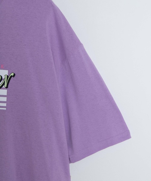 DING(ディング)の「DING/Together Tシャツ(Tシャツ/カットソー・レディース・パープル/ホワイト/スミクロ・FREE)」の12枚目の写真