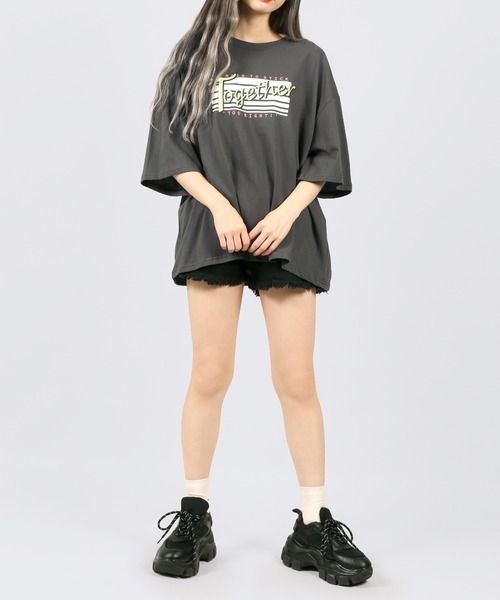 DING(ディング)の「DING/Together Tシャツ(Tシャツ/カットソー・レディース・パープル/ホワイト/スミクロ・FREE)」の19枚目の写真