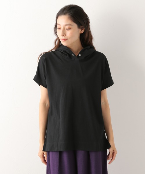 LEPSIM（レプシィム）の「リラックスライトプルパーカー　893678（Tシャツ/カットソー・レディース・ブラック/オフホワイト/カーキ/モカ・MEDIUM/LARGE）」の19枚目の写真