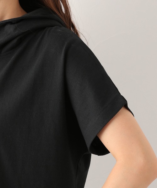 LEPSIM（レプシィム）の「リラックスライトプルパーカー　893678（Tシャツ/カットソー・レディース・ブラック/オフホワイト/カーキ/モカ・MEDIUM/LARGE）」の18枚目の写真