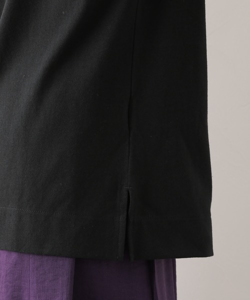 LEPSIM（レプシィム）の「リラックスライトプルパーカー　893678（Tシャツ/カットソー・レディース・ブラック/オフホワイト/カーキ/モカ・MEDIUM/LARGE）」の12枚目の写真