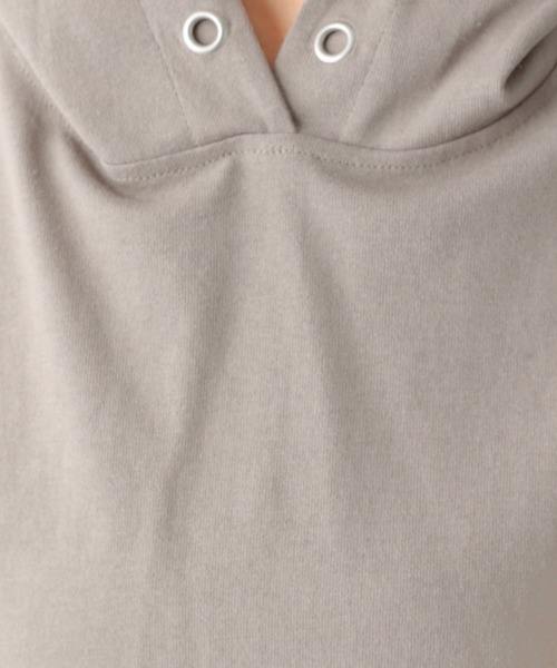 LEPSIM（レプシィム）の「リラックスライトプルパーカー　893678（Tシャツ/カットソー・レディース・ブラック/オフホワイト/カーキ/モカ・MEDIUM/LARGE）」の20枚目の写真