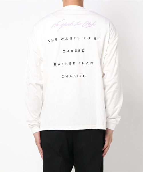 BACK NUMBER(バックナンバー)の「【BACK NUMBER】ガールズプリントロンT(Tシャツ/カットソー・メンズ・ベージュ/ブラック/ホワイト・L/XL/M)」の4枚目の写真