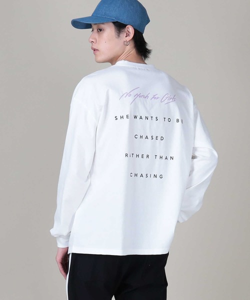 BACK NUMBER(バックナンバー)の「【BACK NUMBER】ガールズプリントロンT(Tシャツ/カットソー・メンズ・ベージュ/ブラック/ホワイト・L/XL/M)」の8枚目の写真