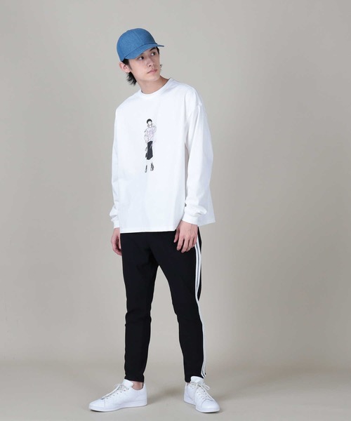 BACK NUMBER(バックナンバー)の「【BACK NUMBER】ガールズプリントロンT(Tシャツ/カットソー・メンズ・ベージュ/ブラック/ホワイト・L/XL/M)」の11枚目の写真