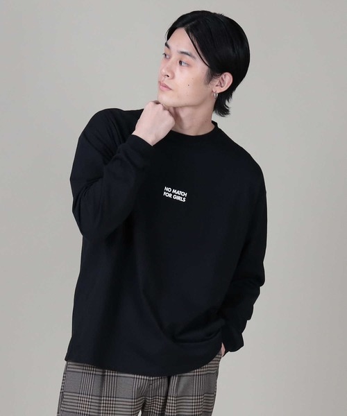 BACK NUMBER(バックナンバー)の「【BACK NUMBER】ガールズプリントロンT(Tシャツ/カットソー・メンズ・ベージュ/ブラック/ホワイト・L/XL/M)」の14枚目の写真