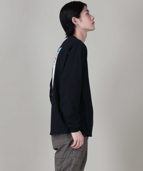 BACK NUMBER(バックナンバー)の「【BACK NUMBER】ガールズプリントロンT(Tシャツ/カットソー・メンズ・ベージュ/ブラック/ホワイト・L/XL/M)」の16枚目の写真