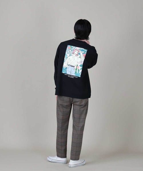 BACK NUMBER(バックナンバー)の「【BACK NUMBER】ガールズプリントロンT(Tシャツ/カットソー・メンズ・ベージュ/ブラック/ホワイト・L/XL/M)」の17枚目の写真