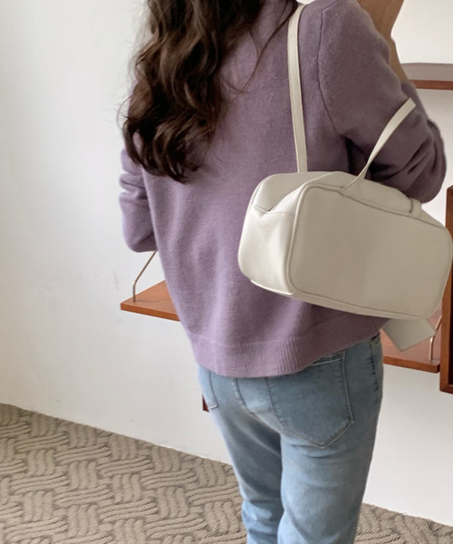 emi+（エミプラス）の「クルーネックニットカーディガン（ニット/セーター・レディース・イエロー/モカ/ブラック/パープル/グレー・M/L）」の11枚目の写真