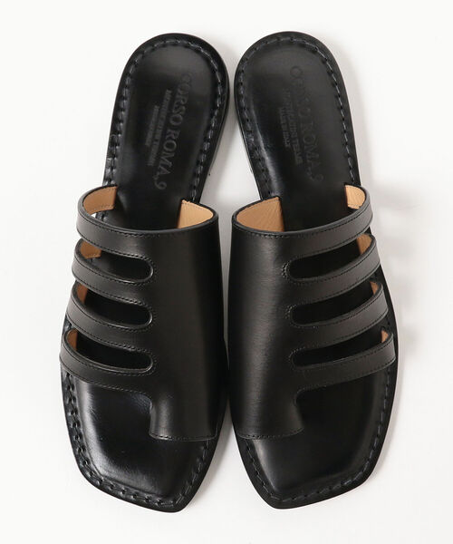 Ray BEAMS（レイビームス）の「CORSO ROMA 9 / FLAT サンダル（サンダル・レディース・ブラック/ブラウン系その他3・37/36/38/39）」の10枚目の写真