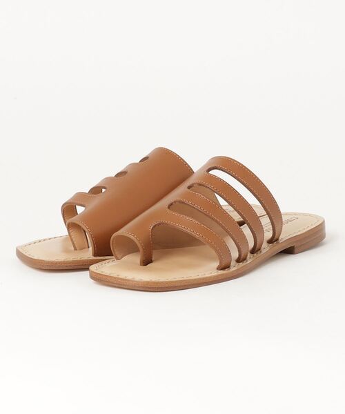 Ray BEAMS（レイビームス）の「CORSO ROMA 9 / FLAT サンダル（サンダル・レディース・ブラック/ブラウン系その他3・37/36/38/39）」の6枚目の写真