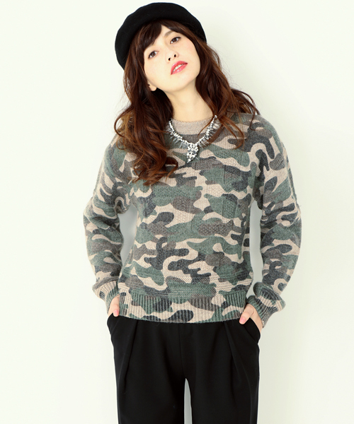 Another Edition（アナザーエディション）の「ジャカードナンバープルオーバー/AE JQ NUMBER PO◆（ニット/セーター・レディース・ナチュラル/ライトブルー/その他1・ﾌﾘ-）」の3枚目の写真