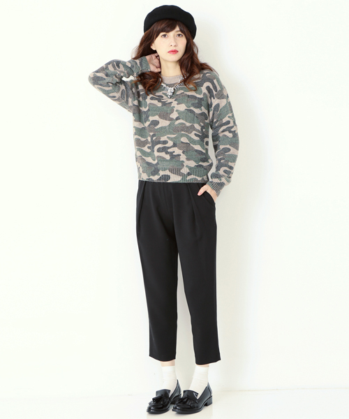 Another Edition（アナザーエディション）の「ジャカードナンバープルオーバー/AE JQ NUMBER PO◆（ニット/セーター・レディース・ナチュラル/ライトブルー/その他1・ﾌﾘ-）」の11枚目の写真