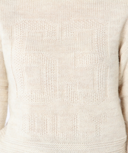 Another Edition（アナザーエディション）の「ジャカードナンバープルオーバー/AE JQ NUMBER PO◆（ニット/セーター・レディース・ナチュラル/ライトブルー/その他1・ﾌﾘ-）」の9枚目の写真