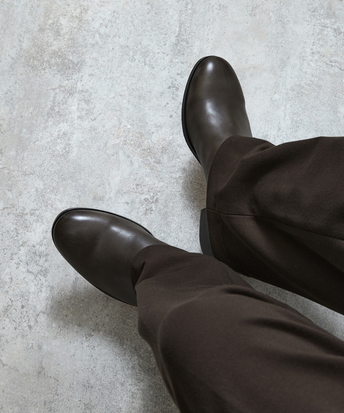 PADRONE パドローネ / BL SIDE GORE BOOTS サイドゴアレザーヒール