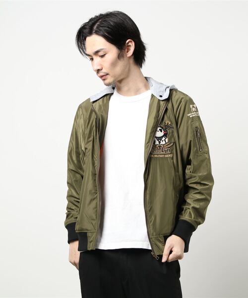 PANDIESTA JAPAN MA-1ジャケット XL オリーブ