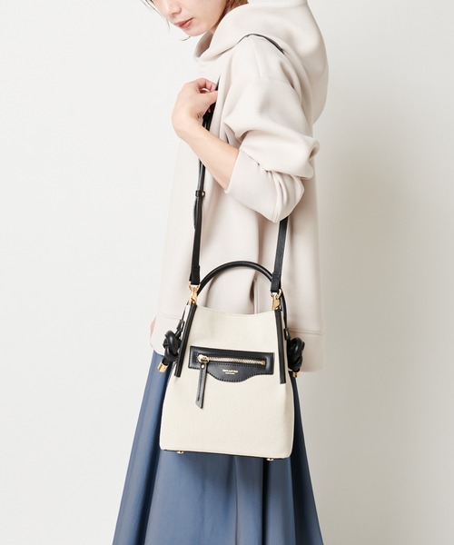 ☆完売品☆VIOLAd`ORO（ヴィオラドーロ）トートバッグキャンバス×レザー VIOLAd'ORO（ヴィオラドーロ）の「【VIOLAd'ORO】キャンバス