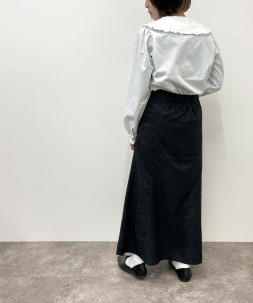 apres jour mignon（アプレジュールミニョン）の「ジャガードマーメイドスカート【ZOZOTOWN限定アイテム】（スカート・レディース・グレー/ブラック/ライトベージュ・フリー/X-LARGE）」の20枚目の写真