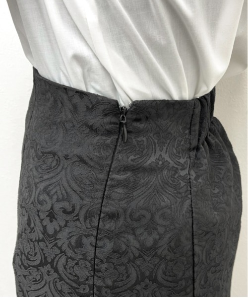 apres jour mignon（アプレジュールミニョン）の「ジャガードマーメイドスカート【ZOZOTOWN限定アイテム】（スカート・レディース・グレー/ブラック/ライトベージュ・フリー/X-LARGE）」の21枚目の写真