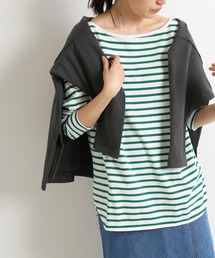 SLOBE IENA | ボートネックルーズロンTEE【手洗い可能】◆(Tシャツ/カットソー)