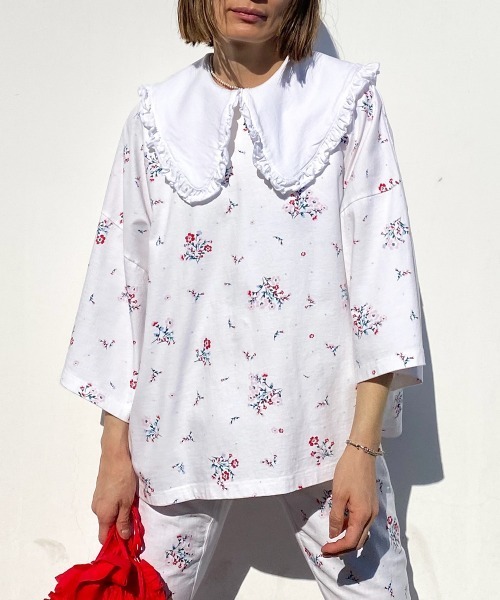 HOLIDAY（ホリデイ）の「SUPER FINE DRY BIG T-SHIRT (FLOWER) スーパーファインドライビッグTシャツ (フラワー)（Tシャツ/カットソー・レディース・その他・ONE SIZE）」の10枚目の写真