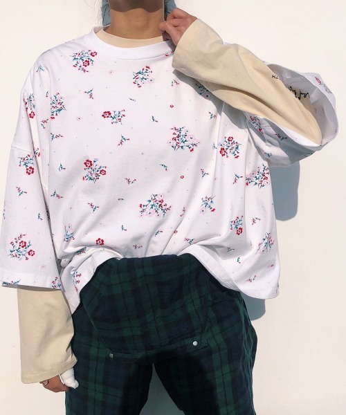 HOLIDAY（ホリデイ）の「SUPER FINE DRY BIG T-SHIRT (FLOWER) スーパーファインドライビッグTシャツ (フラワー)（Tシャツ/カットソー・レディース・その他・ONE SIZE）」の3枚目の写真