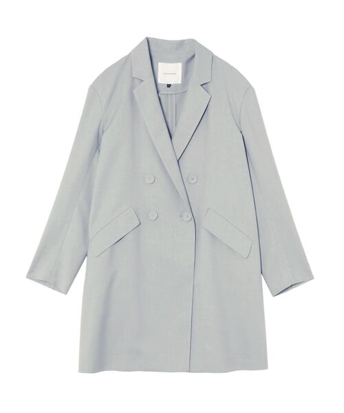 LAGUNAMOON（ラグナムーン）の「ロングテーラードジャケット（テーラードジャケット・レディース・ライトブルー/ベージュ/モカ・FREE）」の18枚目の写真