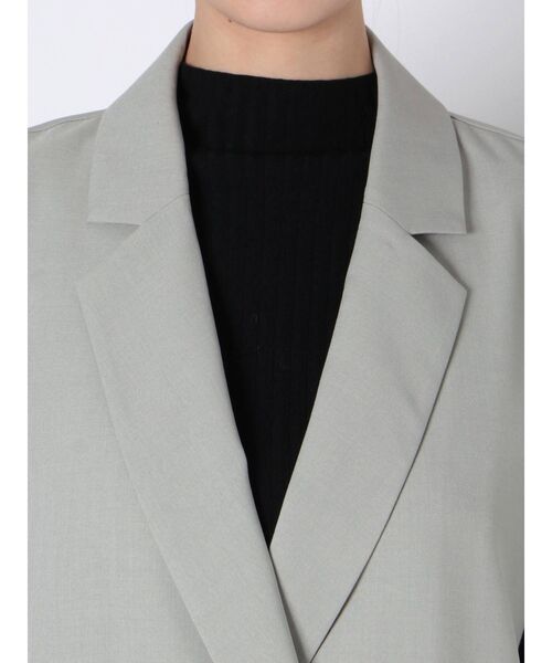 LAGUNAMOON（ラグナムーン）の「ロングテーラードジャケット（テーラードジャケット・レディース・ライトブルー/ベージュ/モカ・FREE）」の20枚目の写真