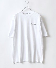 CONVERSE コンバース  ワンポイント刺繍 無地半袖Tシャツ ビッグシルエット 大きいサイズ