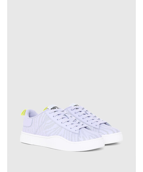 DIESEL(ディーゼル)の「レディース パーフォレイテッドレザー スニーカー(スニーカー・レディース・パープル/ホワイト・35/39/36/37/38)」の10枚目の写真