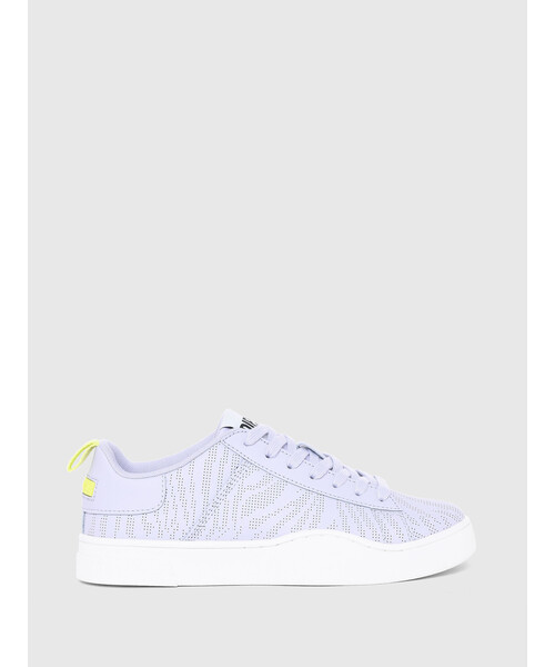 DIESEL(ディーゼル)の「レディース パーフォレイテッドレザー スニーカー(スニーカー・レディース・パープル/ホワイト・35/39/36/37/38)」の5枚目の写真