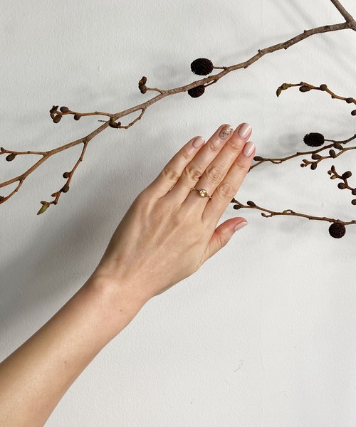 COMMON WARE(コモンウェアー)の「HO:NATURAL STONE RING ナチュラルストーンリング(リング・レディース・ライトイエロー/ライトパープル/クリア/ライトブルー・13/9/11)」の8枚目の写真